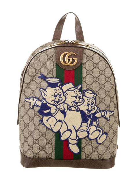 gucci three little pigs backpack|gucci flying pig sweater.